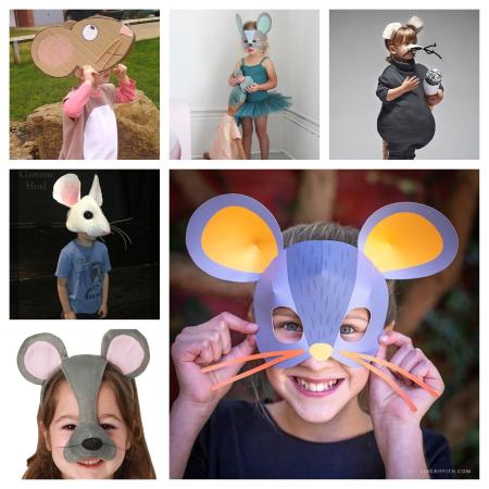 Rana Abuelo noche Disfraz de ratón y rata para niños y adultos | Ratas y roedores